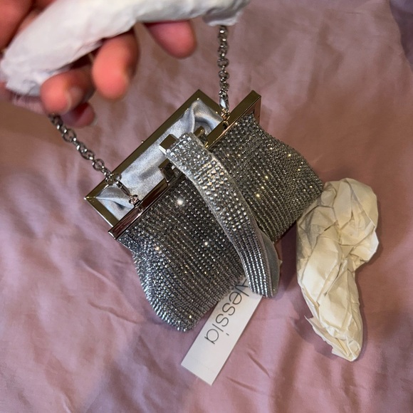 Alessia Rhinestone Clutch Purse - Picture 4 of 5